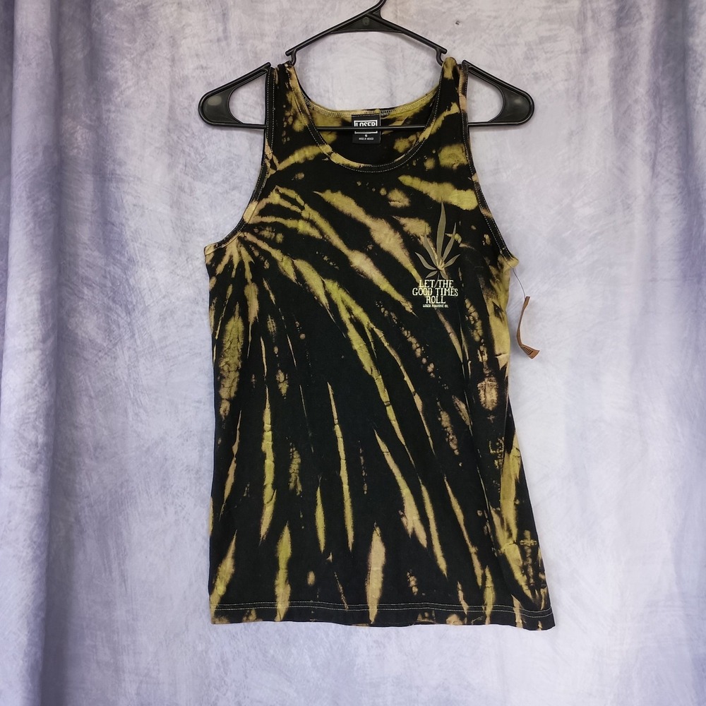 Loser Machine Co. Good Times Tie Dye Spliff Tank Top NWT